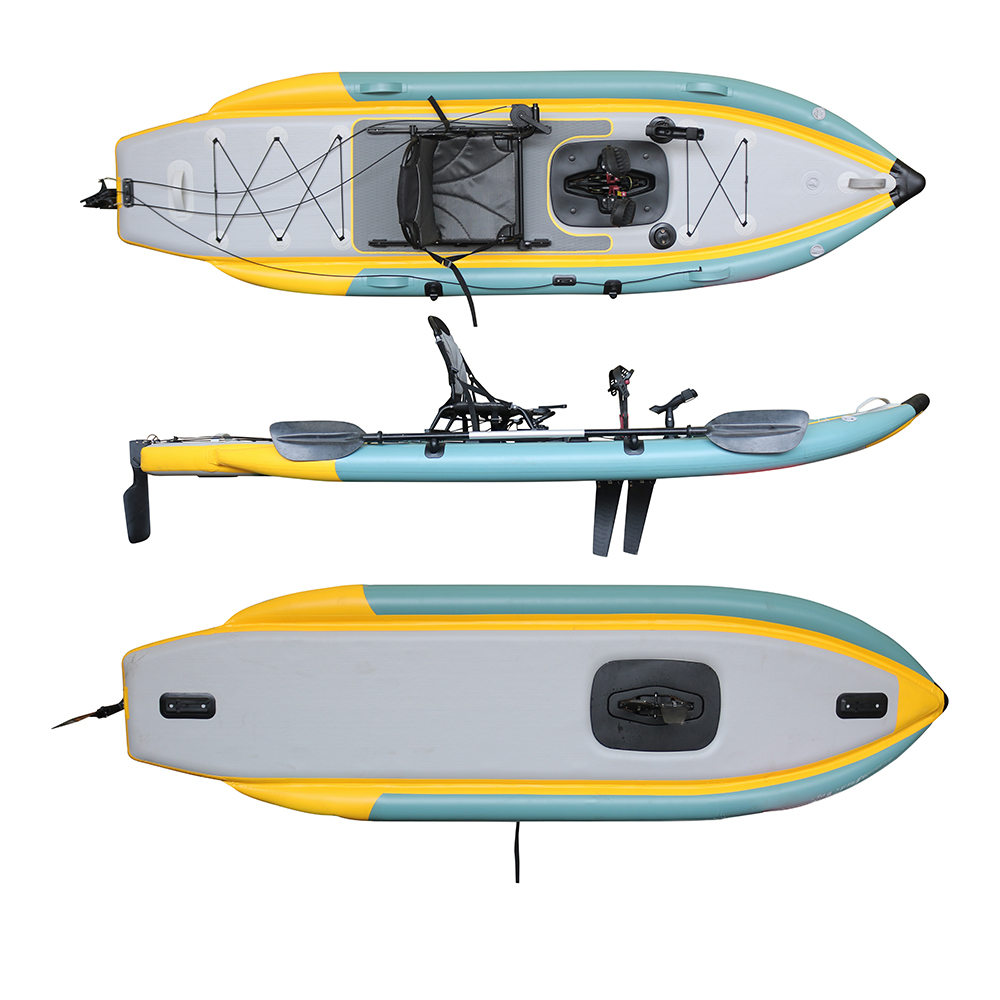 Fishing Kayak Sit On Top - Caiaque de pesca inflável dobrável de