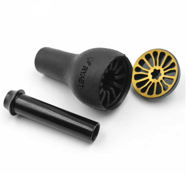 Manípulo preto em TPE, 27 mm,  - Shimano Reel Stradic avaliação e preço