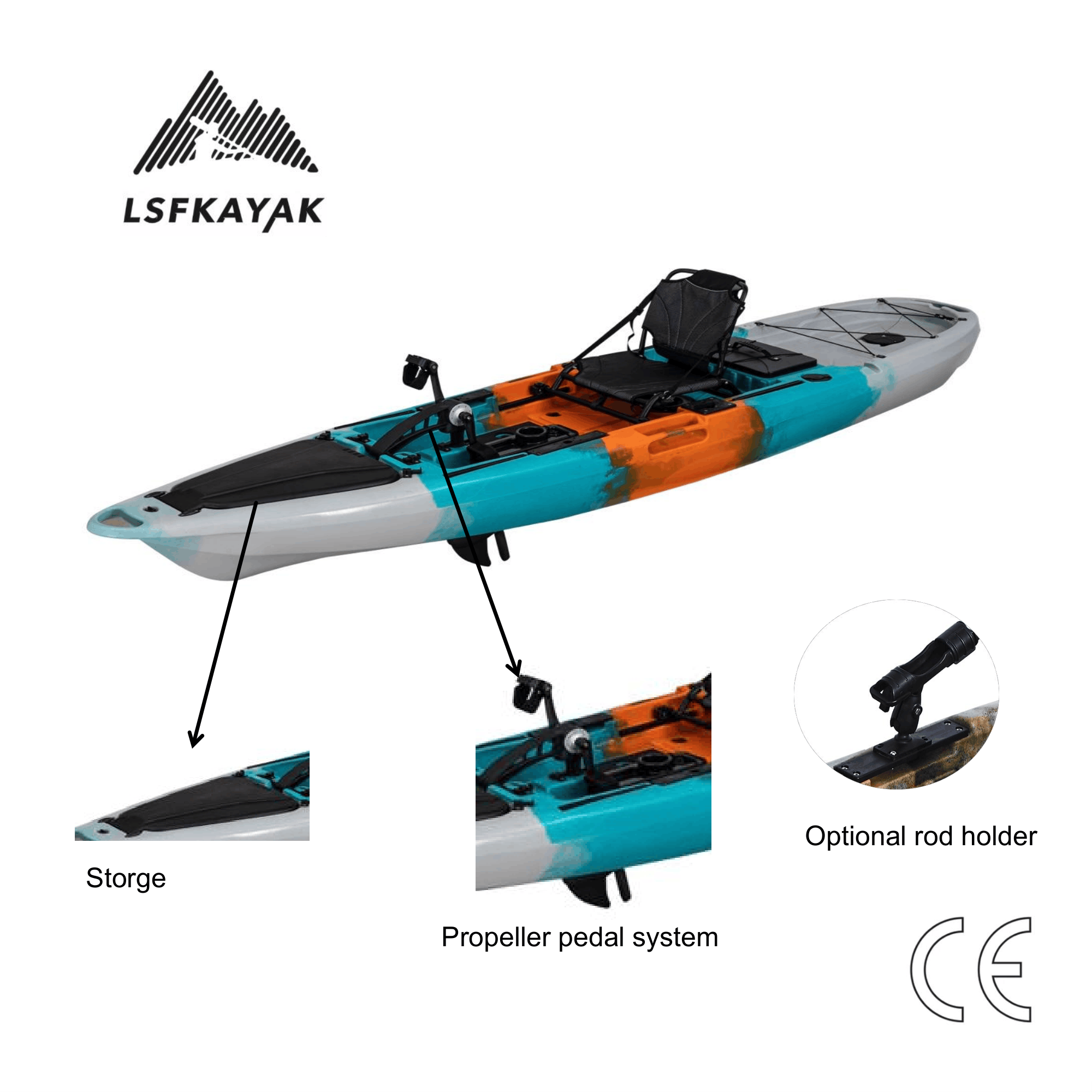 Caiaque de Pesca Mirage Propel - Fishing Kayak Pedal Drive avaliação e preço