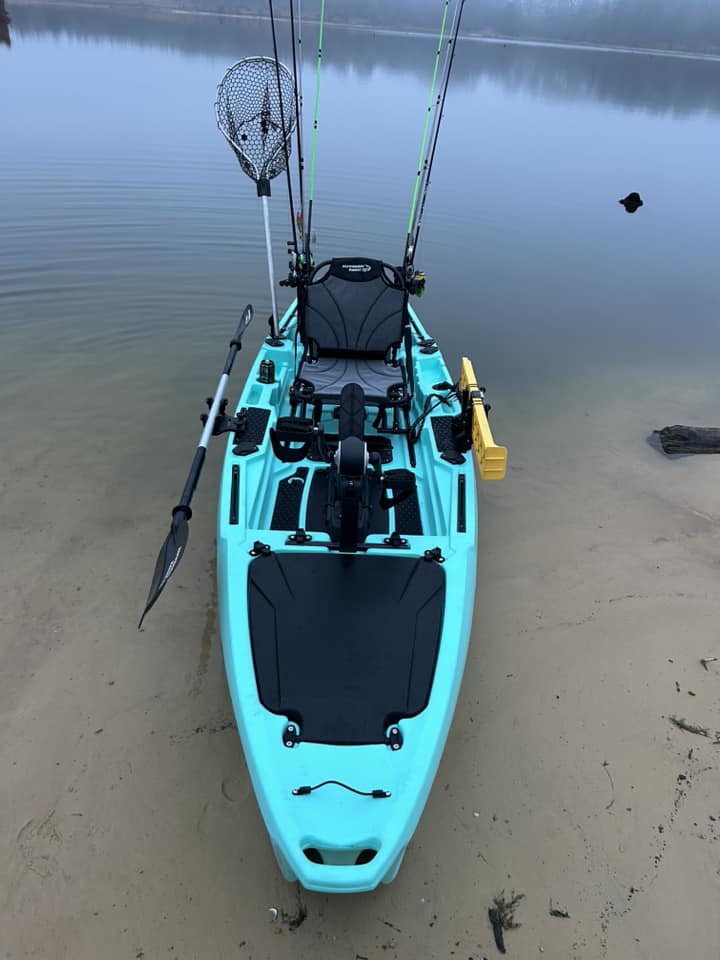 Caiaque a pedal de 13 pés, cai - Fishing Kayak Pedal Drive avaliação e preço