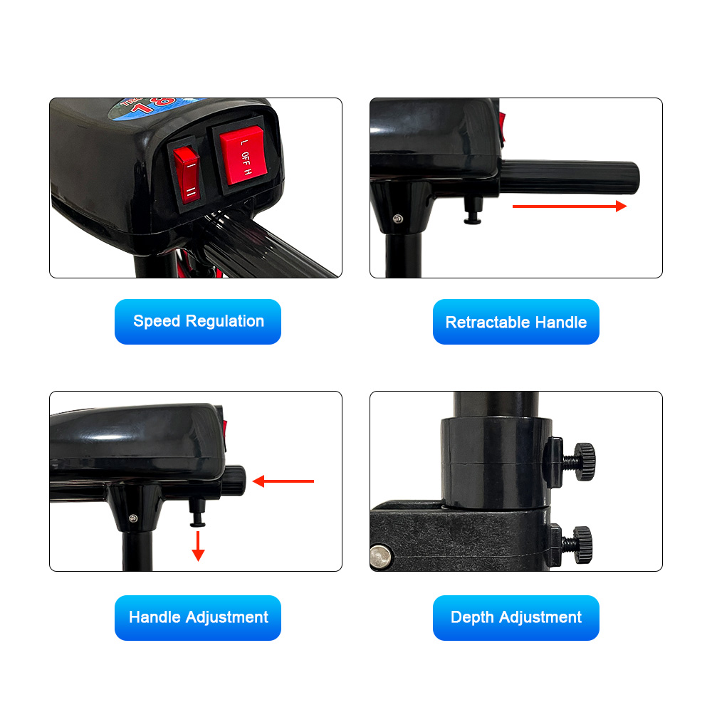 Motor Elétrico de Arrasto SAVA - Fishing Kayak Trolling Motor avaliação e preço