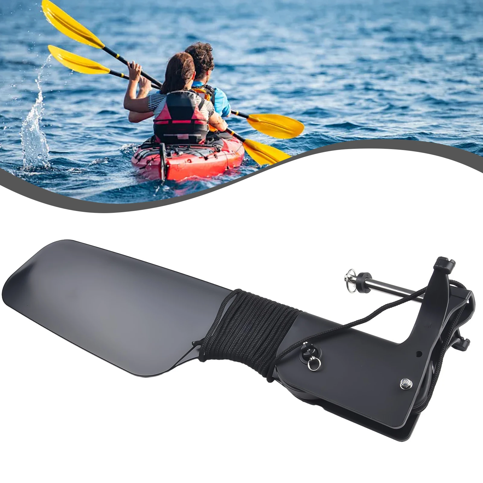 Leme de cauda grande para caia - Fishing Kayak Cart avaliação e preço
